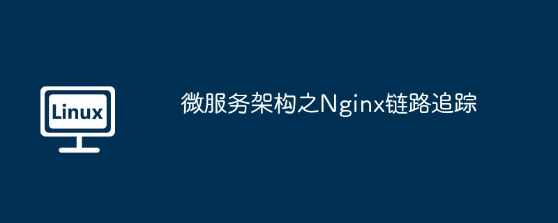 微服务架构之nginx链路追踪